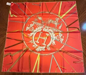 Hermes Silk Scarf - Attrape Tes Reves - Authentic 100% Silk NOS - Picture 1 of 13