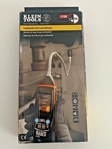 NEU Klein Tools ET120 brennbares Gas Lecksuchgerät flexibler Schwanenhals NEU - Bild 1 von 16