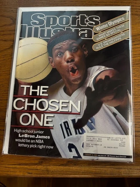 18 de febrero de 2002 LeBron James 1st RC Rookie First Sports Illustrated Foto 1 de 1