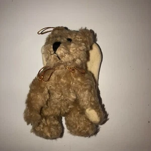 Boyds Bears & Friends Vintage 5" Plush Bear Angel Hanging Christmas Ornament - Picture 1 of 4