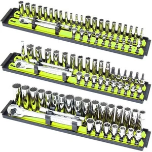 Ernst Tools | Made in USA | 114 Socket Ratchets Extensions Organizer Combo Pack - Picture 1 of 5