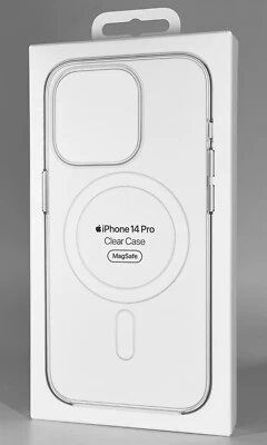 Genuine Clear Hard Case MagSafe Wireless Charging for iPhone 15 Pro Max 14 13 12 - Image 1 of 4