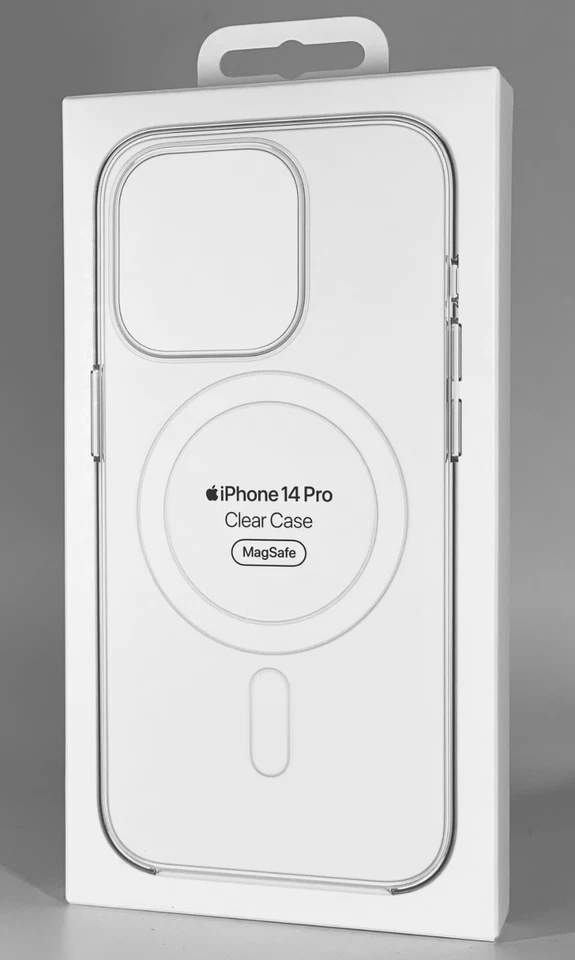 Genuine Clear Hard Case MagSafe Wireless Charging for iPhone 15 Pro Max 14 13 12 - Image 1 of 4