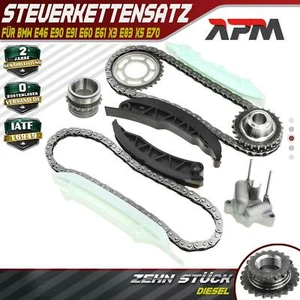 Juego de cadenas de control para BMW Serie 3 E46 E90 E91 5 E60 X3 E83 X5 E70 2.0 3.0d M47/57 - Imagen 1 de 8