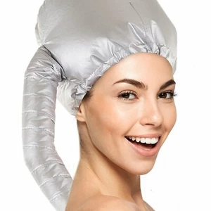 Professional Soft Bonnet Hood Hair Blow Dryer Drying Cap Hat for Home or Travel - Picture 1 of 8