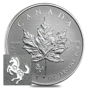 (1) 2014 Canadá $5 1 oz hoja de arce de plata 9999 * privado de caballo * moneda a prueba inversa - Imagen 1 de 4