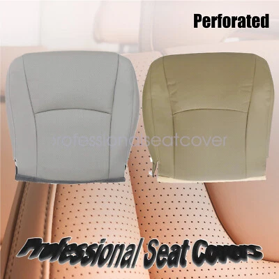 Cubierta de asiento de cuero perforado inferior delantera apta para Toyota Highlander 2008-2013 Foto 1 de 2