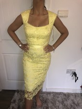 lipsy vip 3d premium lace midi dress