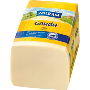 Milram Gouda Schnittkäse, 45 % Fett ca.2,8-3 kg Stücke - Zdjęcie 1 z 2