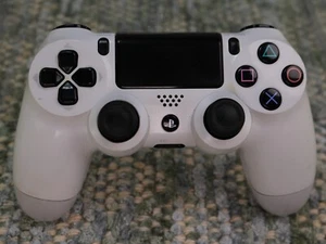 Sony CUH-ZCT2U DualShock 4 Controller Wireless Bianco Grigio per PS4 Testato Funzionante - Foto 1 di 14