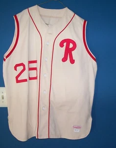 1993 PHIL GEISLER LECTURA PHILLIES JUEGO USADO CREMA TARDE UNIFORME - Imagen 1 de 7