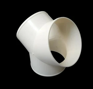 3 Way Duct Connector Y-Piece Junction Air Splitter 150-150-150mm 6"- 6"-6" BTO - Picture 1 of 5