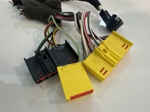 ✅00-02 FORD FOCUS FM CASSETTE CD PLAYER OEM RADIO WIRING HARNESS w/ cut antenna - Picture 1 of 4