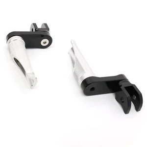 Silver MFP 40mm Front Foot Pegs For Suzuki GSX-R 1000 R 17-24 23 22 21 20 19 - Picture 1 of 4