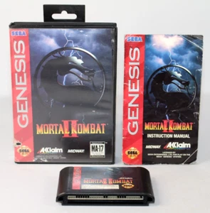 Mortal Kombat II Sega Genesis Compete CIB Authentic! Good Condition! Nice! - Picture 1 of 14