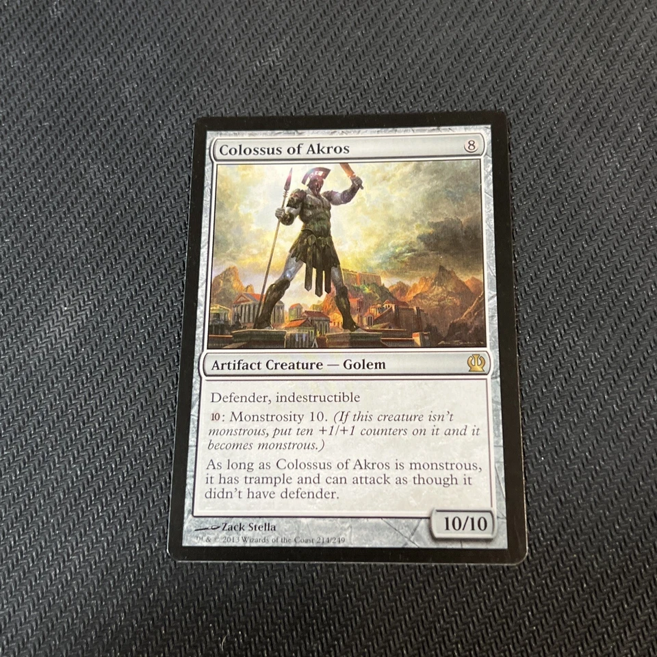 Colossus of Akros Magic The Gathering Mtg Rare Theros Card - Image 1 of 4