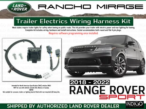 2018-2022 Range Rover Sport Trailer Tow Electrics Wiring Kit Genuine VPLWT0242 - Picture 1 of 2