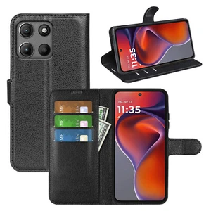 Handy Tasche Motorola Moto G15 / G15 Power, Handyhülle Wallet Flip Cover Etui - Bild 1 von 8