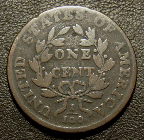 1800/79 DRAPED BUST LARGE CENT, S-196, GOOD  ~  BOLD OVERDATE Cover