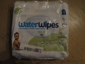 Waterwipes Plastic-Free Textured Clean Toddler & Baby Wipes 4 PACK #N69 - Picture 1 of 1