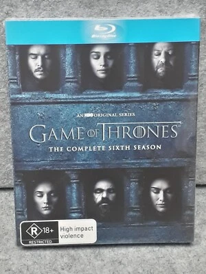 NEW: GOT GAME OF THRONES Season 6 HBO Series Blu-ray Set Region B Free Fast Post - image 1 of 2