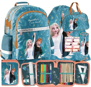 6TEILE EISKÖNIGIN SCHULRUCKSACK RANZEN Frozen Rucksack Federmappe fur madchen - Bild 1 von 12