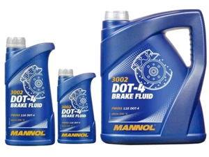 Mannol Brake Clutch Fluid Dot 4 FMVSS 116 Dot 4 ISO 4925 500ML 1L 5L Litre - Picture 1 of 1