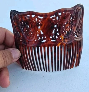 Antique Art Deco Celluloid Hair Comb - Picture 1 of 3