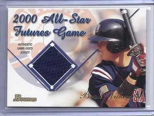 2001 BOWMAN BRAD WILKERSON FUTURES GAME RELICS EXPOS - Picture 1 of 1