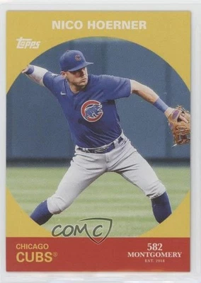 2022 Topps 582 Montgomery Club Set 5 Nico Hoerner #13 - Image 1 of 2