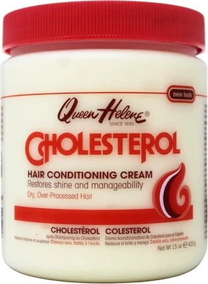 Queen Helene Cholesterol Cream Deep Conditioner for Dry Hair, 15 oz Treatment