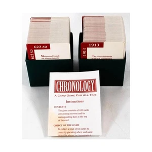 Great American Puzzle Boardgame Chronology - Un gioco di carte per tutti i tempi borsa EX - Foto 1 di 2