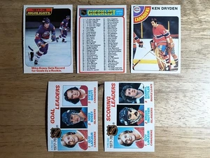 1978-79 O-PEE-CHEE HOCKEY CONJUNTO COMPLETO BOSSY/FEDERKO/WILSON/ORR/DRYDEN 6,05 PROMEDIO - Imagen 1 de 8