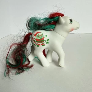 Vintage My Little Pony Merry Treats Christmas Santa Hasbro 1984 MLP Red Green - Picture 1 of 9