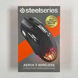 SteelSeries Aerox 5 Wireless - Holey RGB Gaming Mouse - Ultra-Lightweight 18K - Imagen 1 de 6