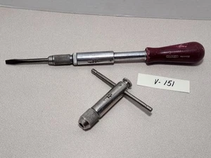 Vtg Stanley Yankee No. 251A Ratcheting Tap Wrench & Stanley Yankee 30A (151) - Picture 1 of 15