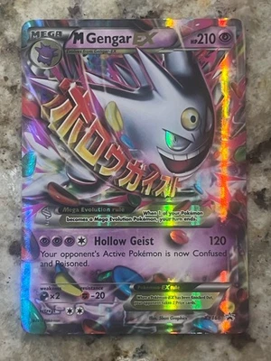 Pokémon TCG Mega M Gengar EX XY166 Black Star Promo Ultra Rare - Image 1 of 4