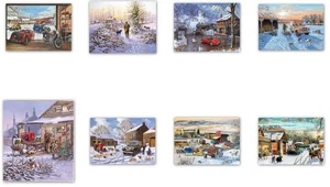 Rothbury Transport designs Christmas Cards - 4 in Pack - same design - Picture 1 of 7