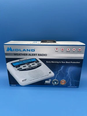 Midland WR120B/WR120EZ NOAA Emergency Weather Alert Radio New Early Warning - Image 1 of 2