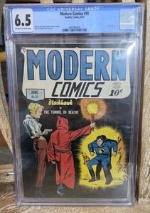 Modern Comics featuring Blackhawk #98 - CGC 6.5 - 1950 - Reed Crandall Art O - Picture 1 of 3