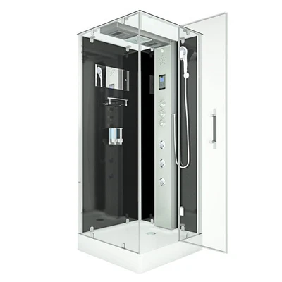 AcquaVapore Duschkabine Komplettdusche Fertigdusche Dusche D38-23R1 100x100cm  - Bild 1 von 4