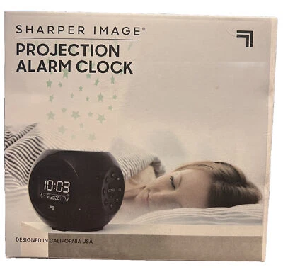 Sharper Image Star Projection, Digital Clock, Nature Sounds, Alarm Clock - Image 1 of 4