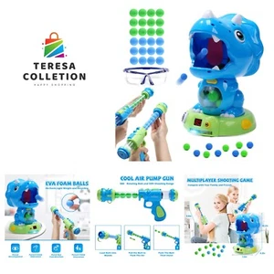 Moveable Dinosaur Shooting Toys Triceratops Action,Kids Shooting Games with L... - Picture 1 of 9