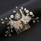  Fashion Hair Comb Pearls Crystals Headdress Handcraft Bridal Hair Accessories