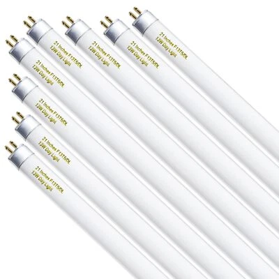21 Inch T5 Fluorescent Bulbs 13 Watt Daylight 6500K F13T5D Under Cabinet Ligh... - Image 1 of 4