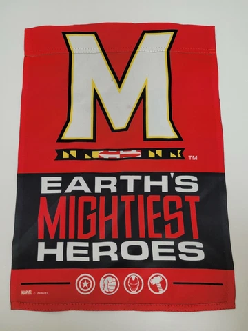 Marvel Avengers Maryland Terrapins Garden Flag 12" x 18" Cover