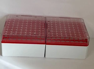 Lot of 2 Simport T314-481 Cryostor Storage for 81 Cryogenic Vials 3-4 mL Size - Picture 1 of 2