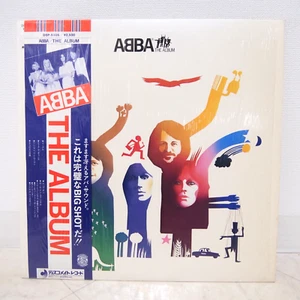 ABBA / THE ALBUM JAPAN ISSUE LP W/OBI, INNER, INSERT, SHRINK - Picture 1 of 9