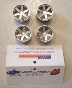 Vintage Rc HPI Micro RS4 Wheels Silver Spoke 1/18 Never Installed - Picture 1 of 3