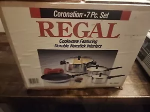 Regal Ware Coronation Kochgeschirr 7-teilig Set. BRANDNEU IM KARTON Kochtöpfe/Dutch Oven + - Bild 1 von 7